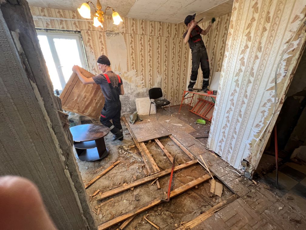 Работа в процессе