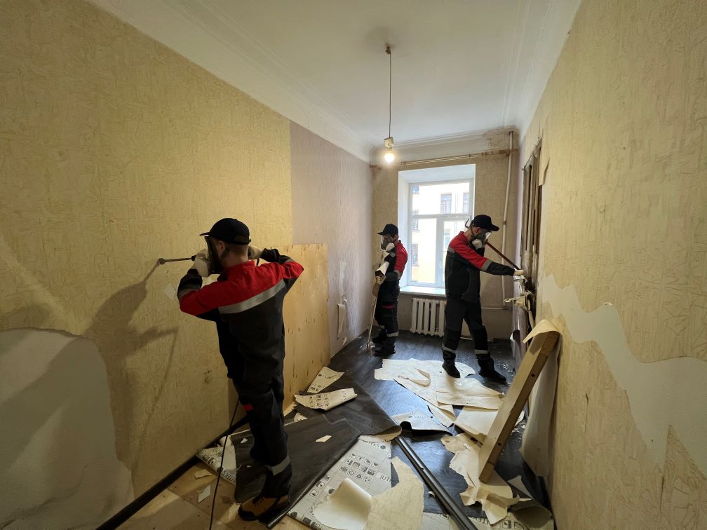 Работа в процессе