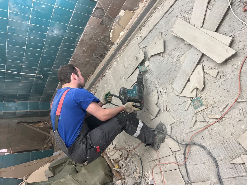 Работа в процессе